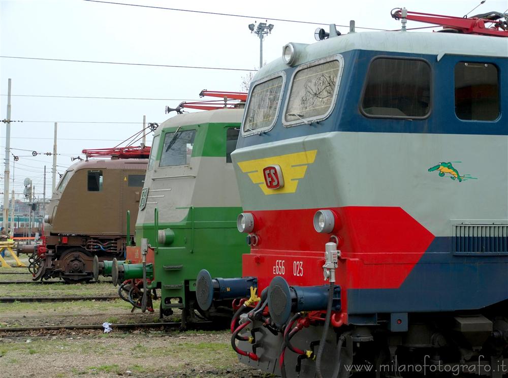 Milan (Italy) - Historical electric locomomotives